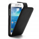 Чехол - нижний флип для Samsung Galaxy S 4 mini i9190 (Черный)