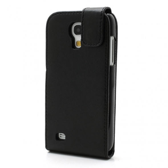 Чехол - нижний флип для Samsung Galaxy S 4 mini i9190 (Черный)