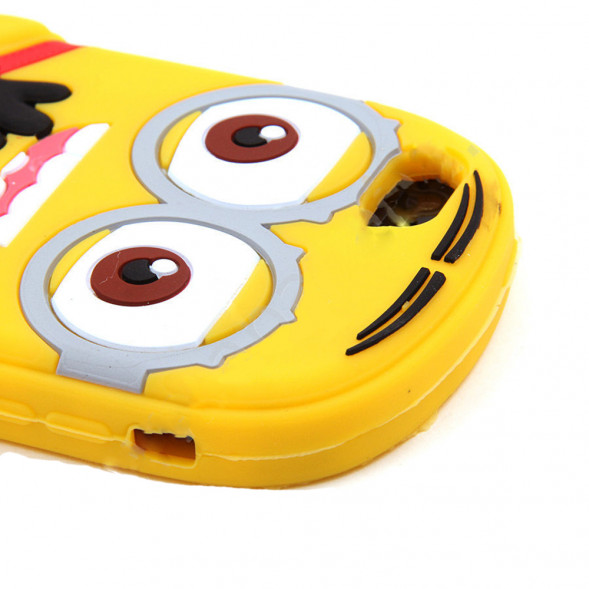 Силиконовый чехол для iPhone 5, 5S, SE (Миньон)