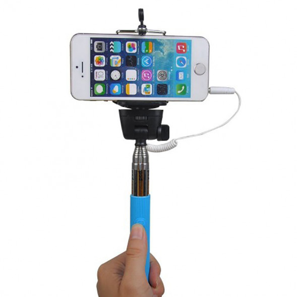 Монопод - палка для селфи Z07-5S (синий)