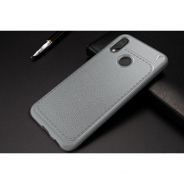 Чехол IVSO Gentry Litchi для Huawei P20 Lite / Nova 3e (серый)