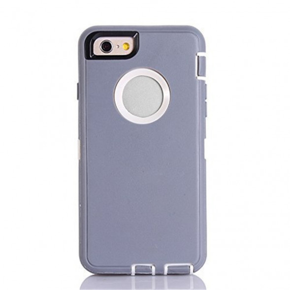 Противоударны, пылезащитный чехол для iPhone 6 / 6S (серый)