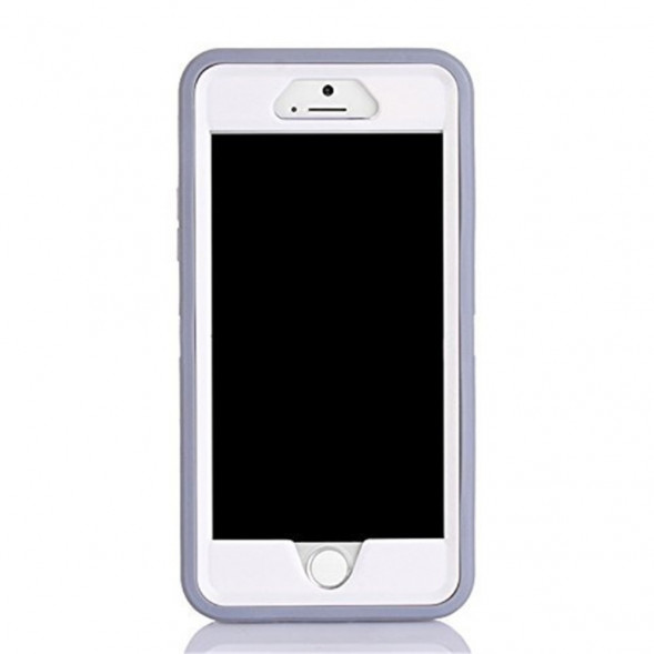 Противоударны, пылезащитный чехол для iPhone 6 / 6S (серый)