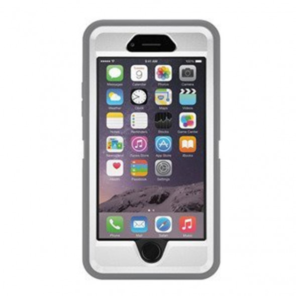 Противоударны, пылезащитный чехол для iPhone 6 / 6S (серый)