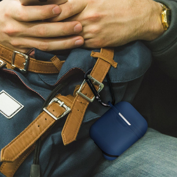 Силиконовый чехол для наушников AirPods (Luminous -зеленый)