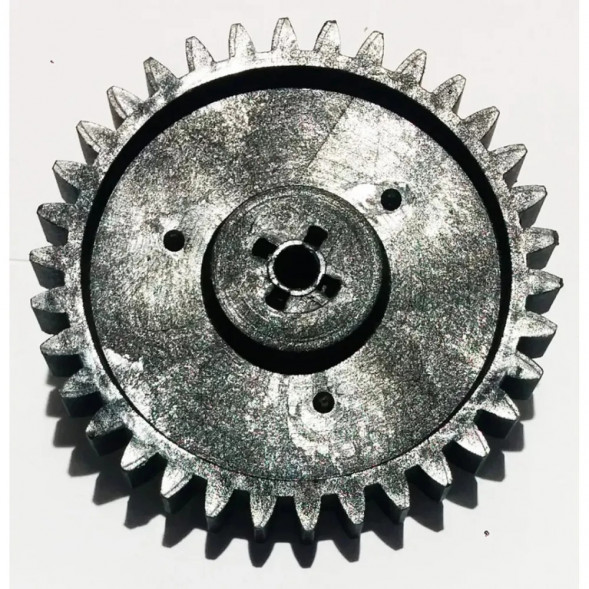 Шестерня мясорубки Ротор, черная, D=72mm, H=25, пр.зубья 34 (квадрат 8mm) (ШЕСТ035)