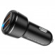 Автомобильное зарядное устройство Borofone BZ17 Core два USB QC3.0 (черный)