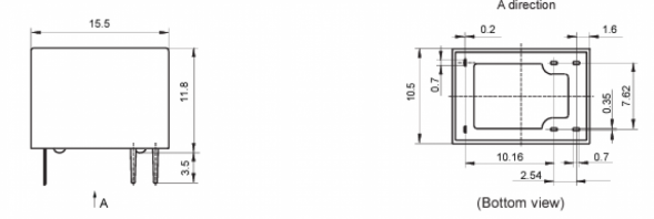 HK4100F-DC24V-SHG Реле электромагнитное