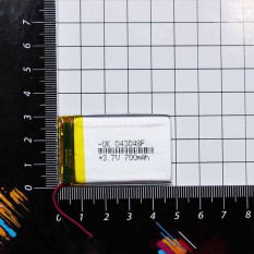 50X30X3.5mm 3.7V 700mAh Литий-полимерный аккумулятор