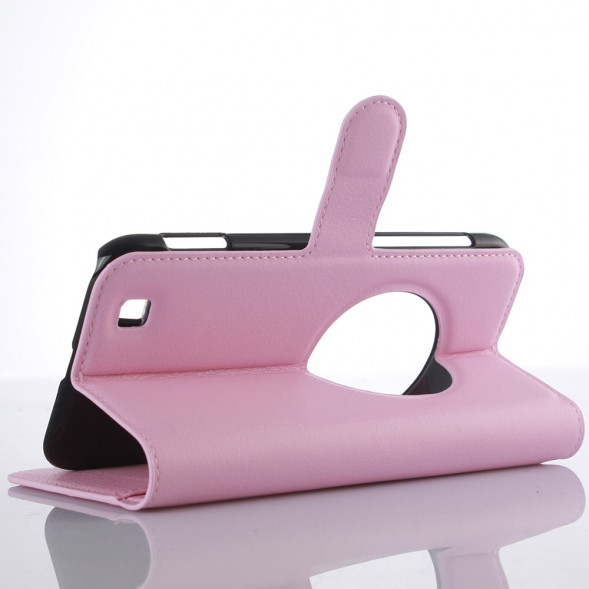 Чехол книжка с визитницей для Asus Zenfone Zoom ZX551ML ZX550 (Розовый)