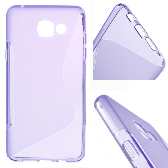 Противоскользящий чехол для Samsung Galaxy A5 (2016) SM-A510 (Фиолетовый)