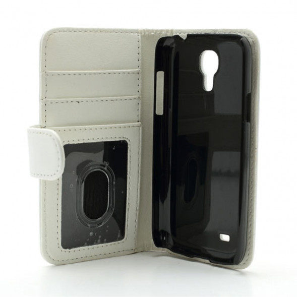 Чехол книжка с визитницей для Samsung Galaxy S 4 mini i9190 (Белый)