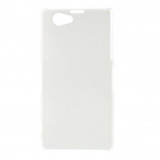 Прорезиненный чехол накладка для Sony Xperia Z1 Mini Compact D5503 (Белый)