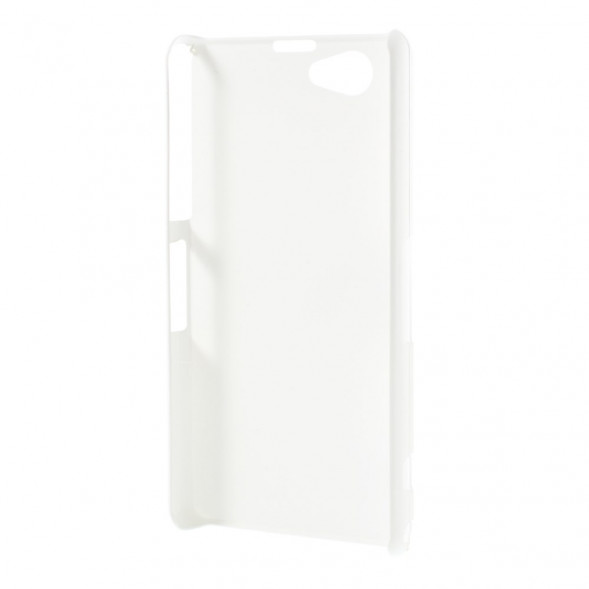 Прорезиненный чехол накладка для Sony Xperia Z1 Mini Compact D5503 (Белый)