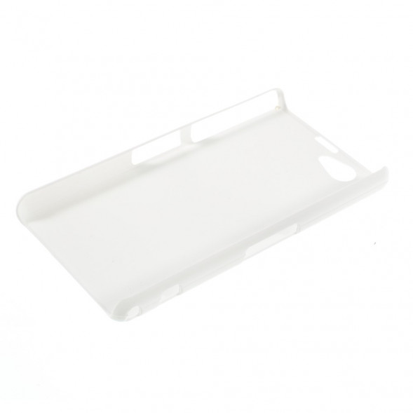 Прорезиненный чехол накладка для Sony Xperia Z1 Mini Compact D5503 (Белый)