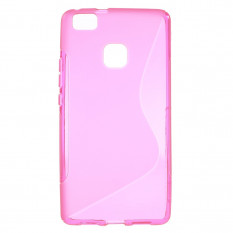 Антискользящий чехол для Huawei P9 Lite (Малиновый)