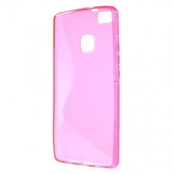 Антискользящий чехол для Huawei P9 Lite (Малиновый)