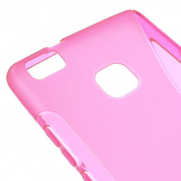 Антискользящий чехол для Huawei P9 Lite (Малиновый)