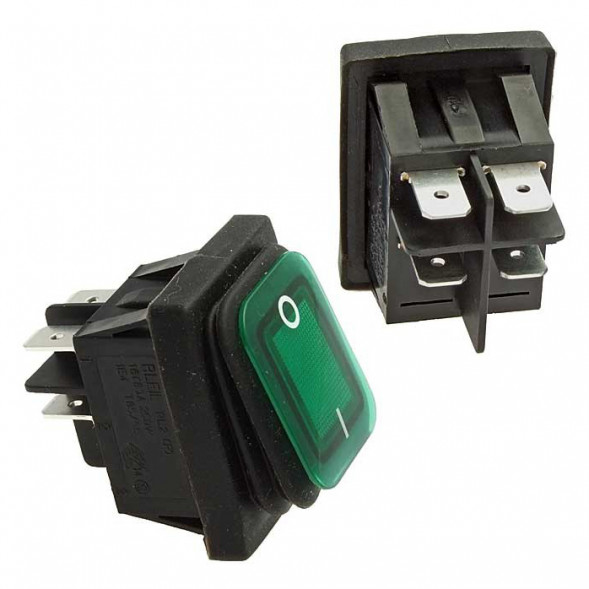 SB092-12V IP65 on-off 22x30mm Переключатель клавишный (рокерный)