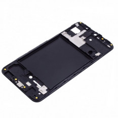 Рамка дисплея для Samsung A307 Galaxy A30s средняя часть корпуса (Черная)