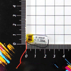22X8X4mm 3.7V 200mAh Литий-полимерный аккумулятор