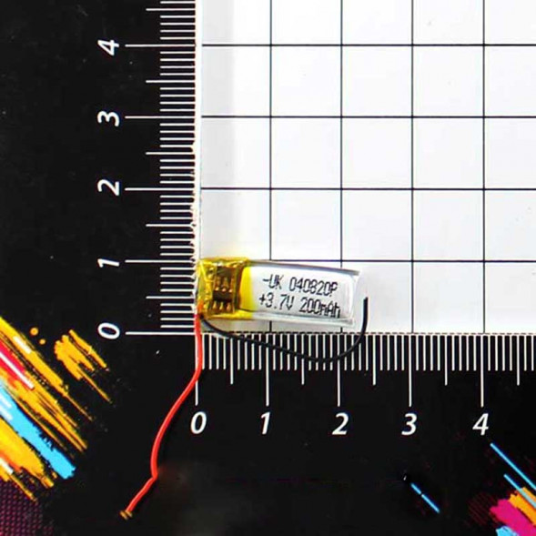 22X8X4mm 3.7V 200mAh Литий-полимерный аккумулятор