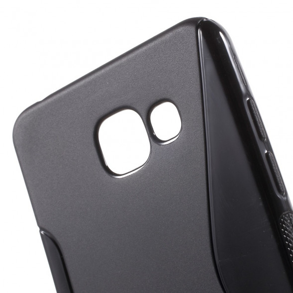 Противоскользящий чехол для Samsung Galaxy A5 (2016) SM-A510 (Черный)