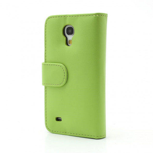 Чехол книжка с визитницей для Samsung Galaxy S 4 mini i9190 (Зеленый)