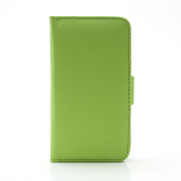 Чехол книжка с визитницей для Samsung Galaxy S 4 mini i9190 (Зеленый)