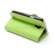 Чехол книжка с визитницей для Samsung Galaxy S 4 mini i9190 (Зеленый)