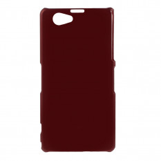 Прорезиненный чехол накладка для Sony Xperia Z1 Mini Compact D5503 (Красный)