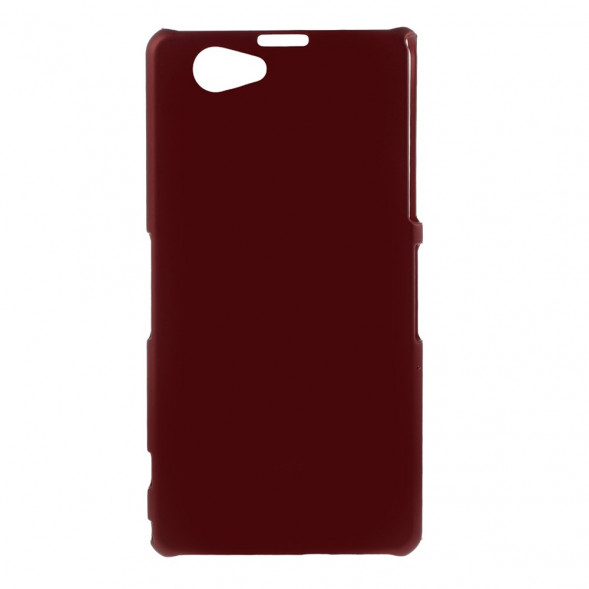 Прорезиненный чехол накладка для Sony Xperia Z1 Mini Compact D5503 (Красный)