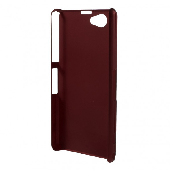 Прорезиненный чехол накладка для Sony Xperia Z1 Mini Compact D5503 (Красный)
