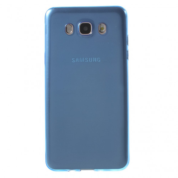 Чехол накладка для Samsung Galaxy J7 (2016) SM-J710F (Синий)