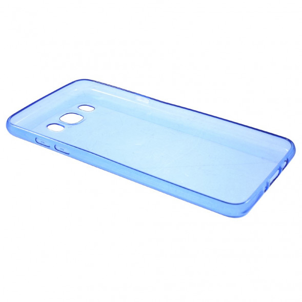 Чехол накладка для Samsung Galaxy J7 (2016) SM-J710F (Синий)