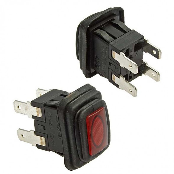 SB146 IP65 on-(off) 13*19mm Переключатель клавишный (рокерный)