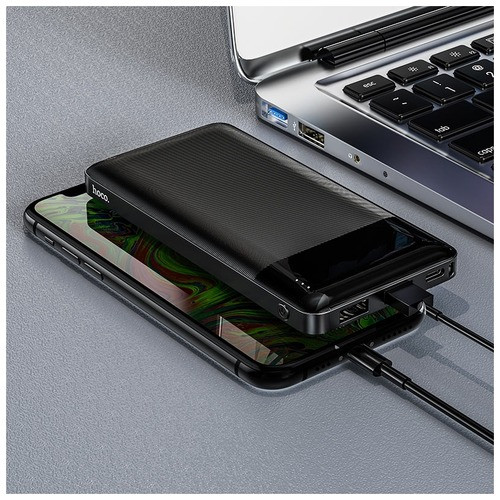 Внешний аккумулятор Power bank HOCO J72 Easy travel 10000mAh (черный)