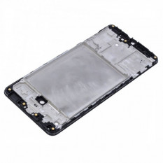 Рамка дисплея для Samsung A315 Galaxy A31 средняя часть корпуса (Черная)