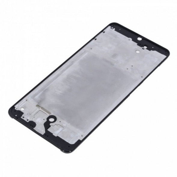 Рамка дисплея для Samsung A315 Galaxy A31 средняя часть корпуса (Черная)