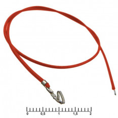 Разъем HU 2,54 mm AWG26 0,3m red