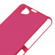 Прорезиненный чехол накладка для Sony Xperia Z1 Mini Compact D5503 (Малиновый)