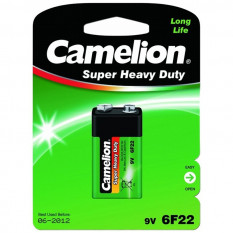 Батарейка крона Camelion 6F22-1P Green
