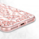 3D Чехол узоры для iPhone 7 / iPhone 8 (розовое золото)