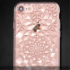 3D Чехол узоры для iPhone 7 / iPhone 8 (розовое золото)