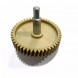Шестерня для мясорубки Panasonic, Polaris с металлическим валом Д-82мм (Косые зубья)