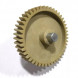 Шестерня для мясорубки Panasonic, Polaris с металлическим валом Д-82мм (Косые зубья)