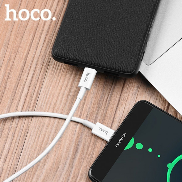 Кабель HOCO X23 Type-C - Type-C (белый)