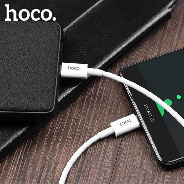 Кабель HOCO X23 Type-C - Type-C (белый)