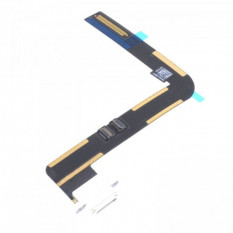 Шлейф для iPad Air, iPad 6 9.7 (2018), iPad 5 9.7 (2017) на разъем зарядки (Белый)