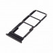 Держатель сим карты SIM лоток для Vivo Y31 2021 (V2036) (Черный)